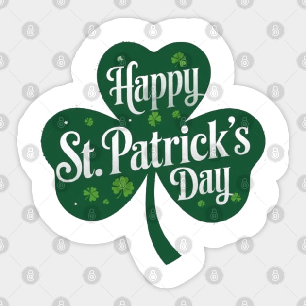 St. Patrick's Day Sticker by Creatifly Graphic Tees